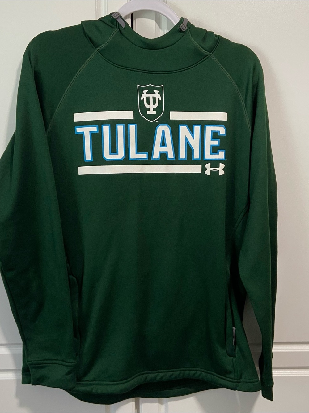 Under Armour Tulane Green Wave Hoodie Men's Size XL Green - Picture 1 of 8